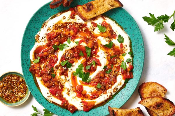 Whipped Feta Dip with Roasted Red Peppers: A Bold Mediterranean Starter