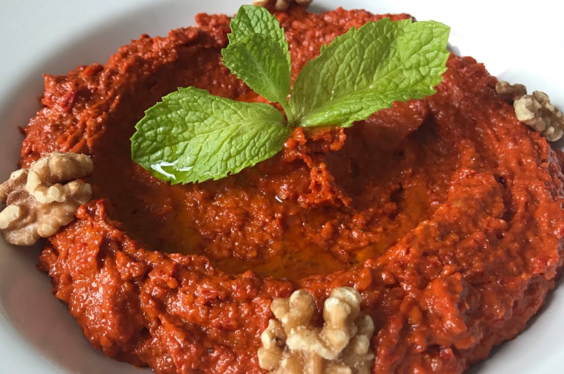 Muhammara Magic, The Syrian Walnut & Red Pepper Dip Elevating Global Appetizer Plates